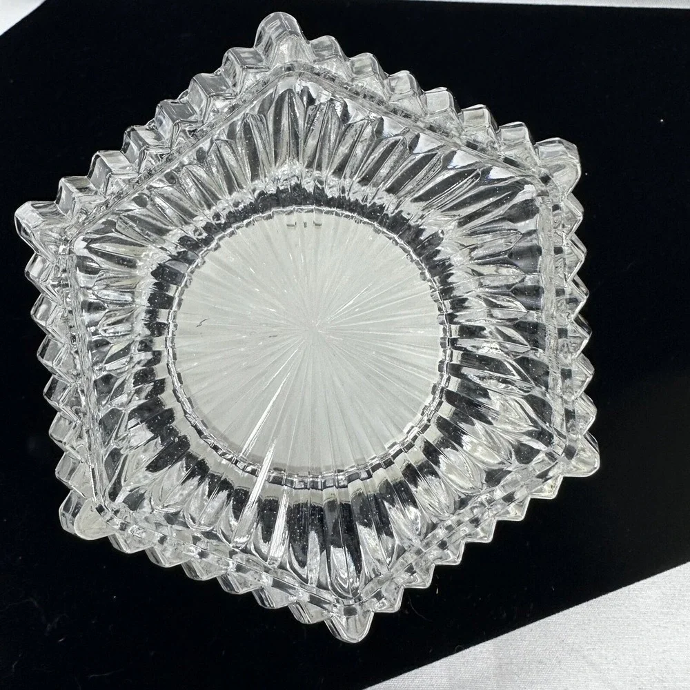 PS West Germany Quartz Clock Crystal Table Desk Decor‎ Vintage Retro